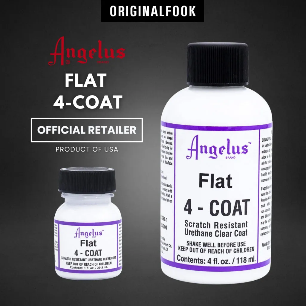 (4 Types) Angelus 4-Coat Scratch Resistant Clear Coat