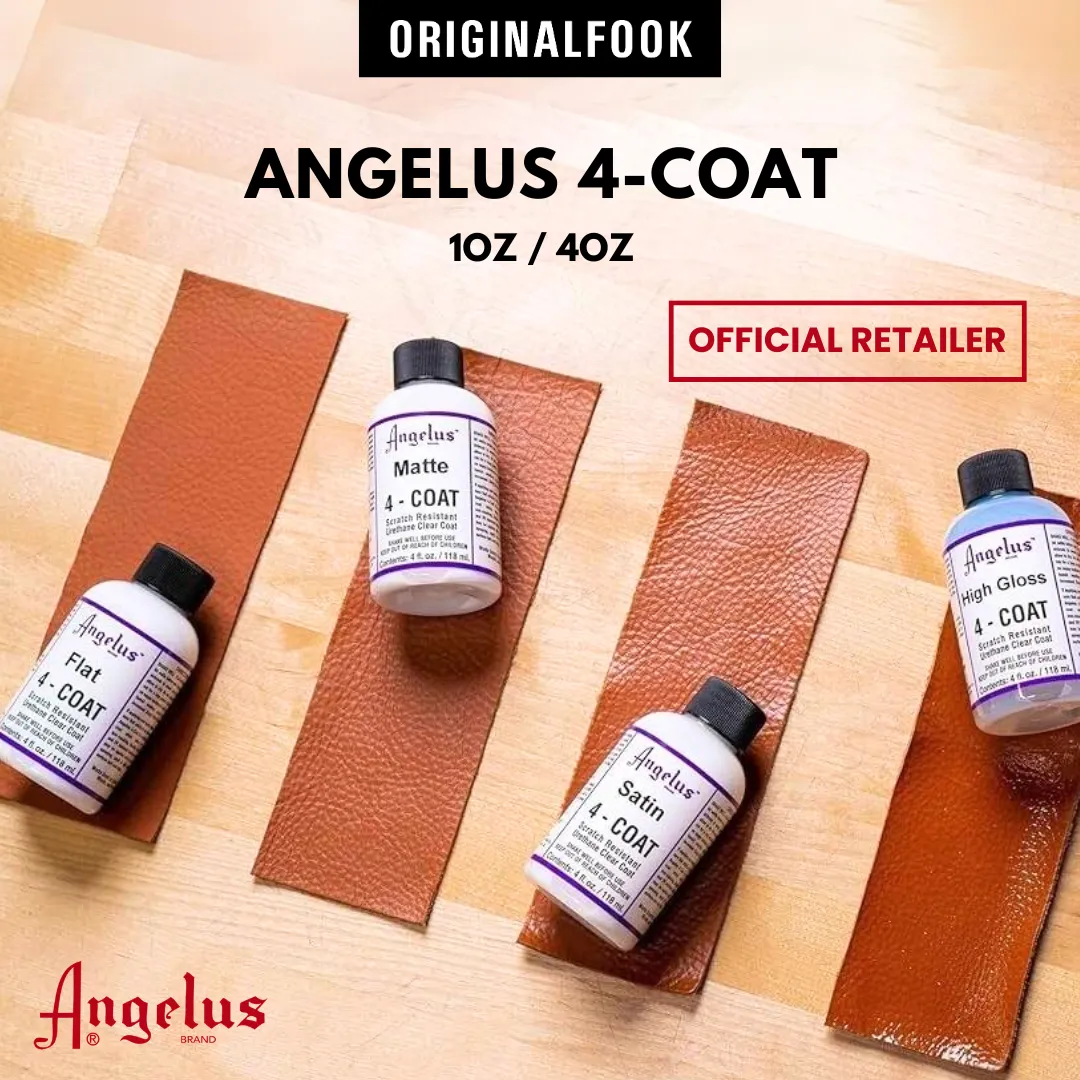 (4 Types) Angelus 4-Coat Scratch Resistant Clear Coat