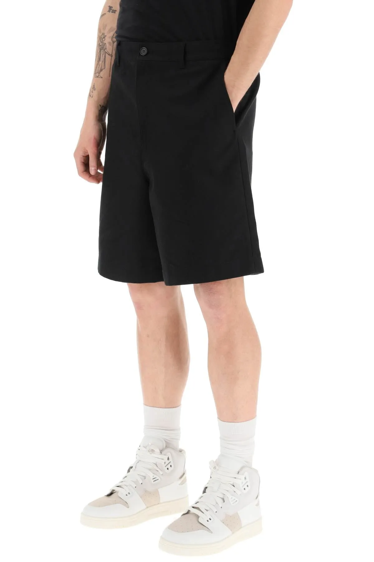 Acne studios cotton-blend bermuda shorts