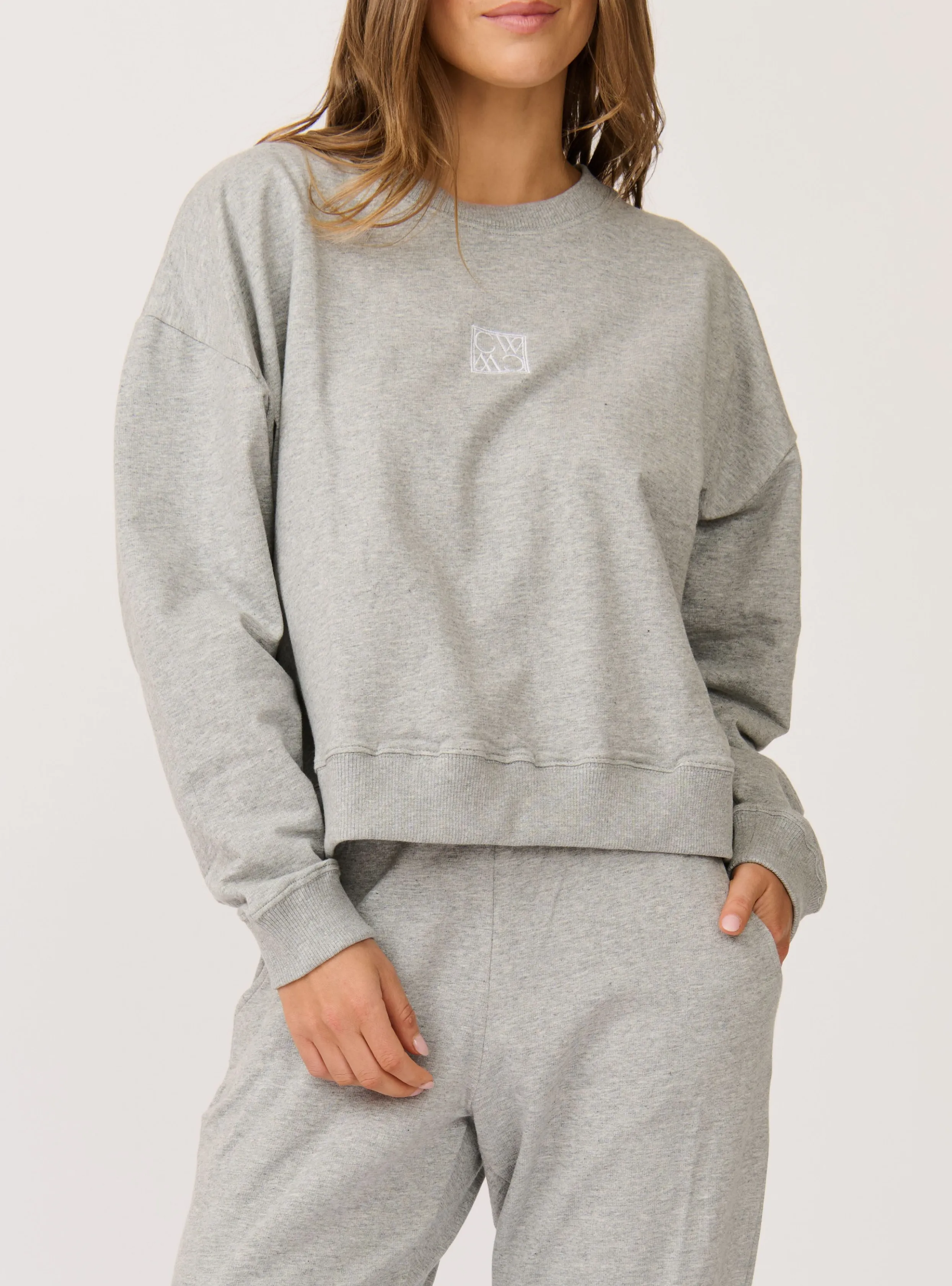 ADA SLIM SWEATER - Mist Marle