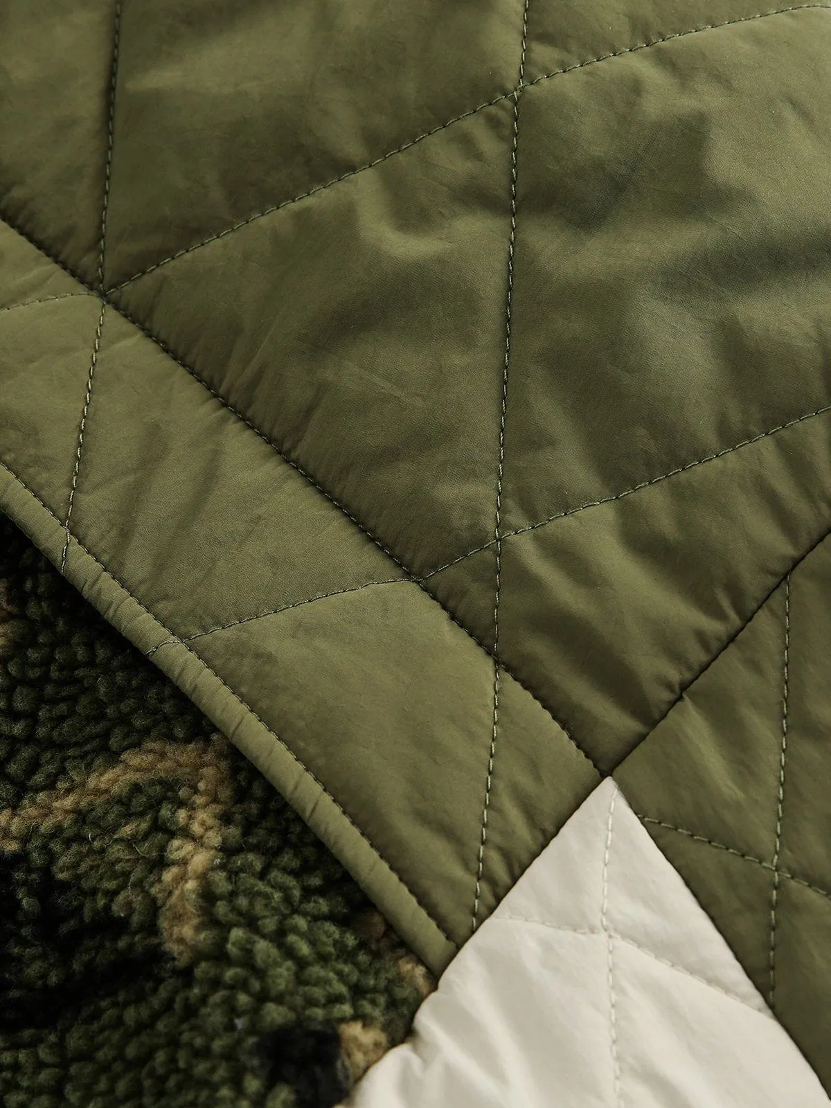 Aelfric Eden Camouflage Patchwork Puffer Jacket