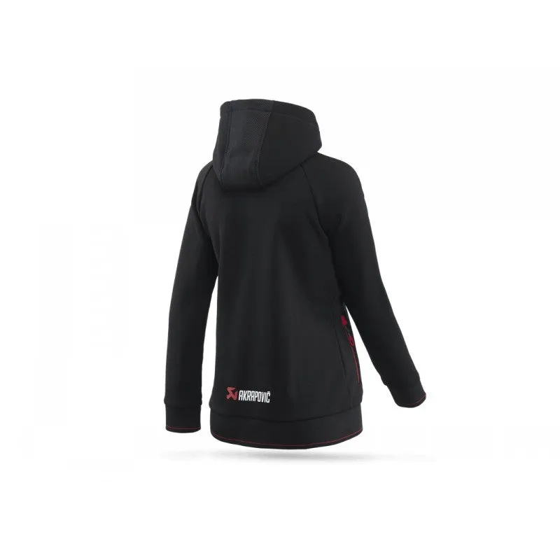 AKRAPOVIC 802065 Zip Hoodie Corpo Black Women XL