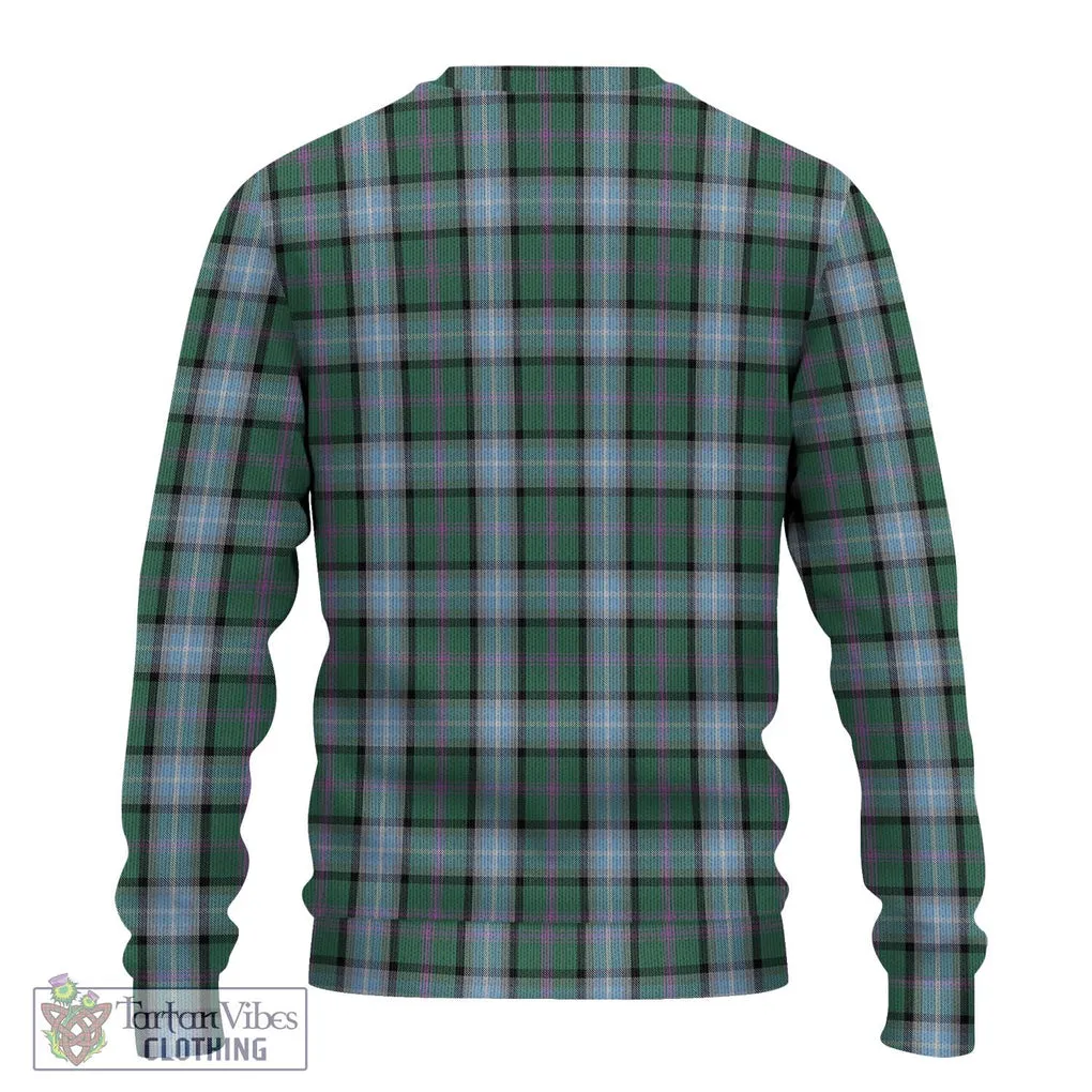 Alexander of Menstry Hunting Tartan Ugly Sweater with Family Crest DNA In Me Style