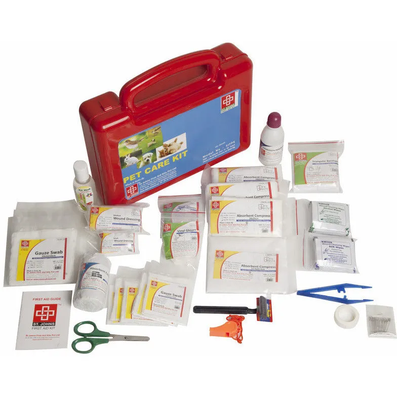 All Purpose First Aid Kit Small - Vinyl Cardboard Box - 60 Components - SJF V3 - St Johns First Aid Kit