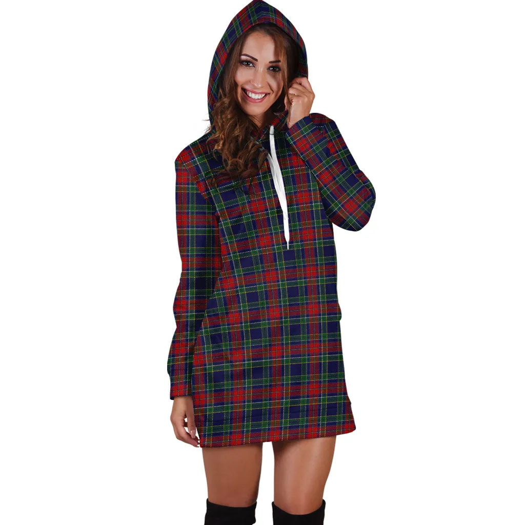 Allison Red Tartan Hoodie Dress