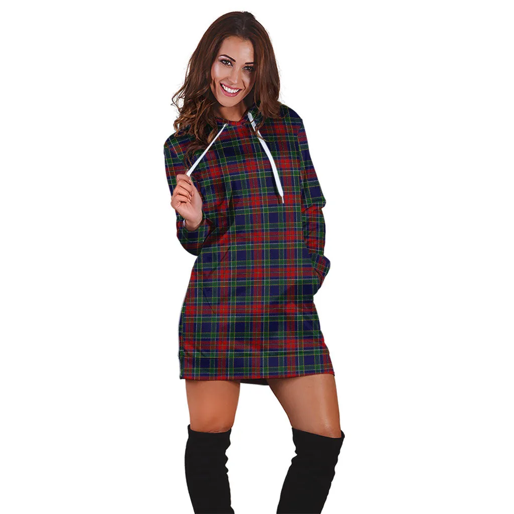 Allison Red Tartan Hoodie Dress