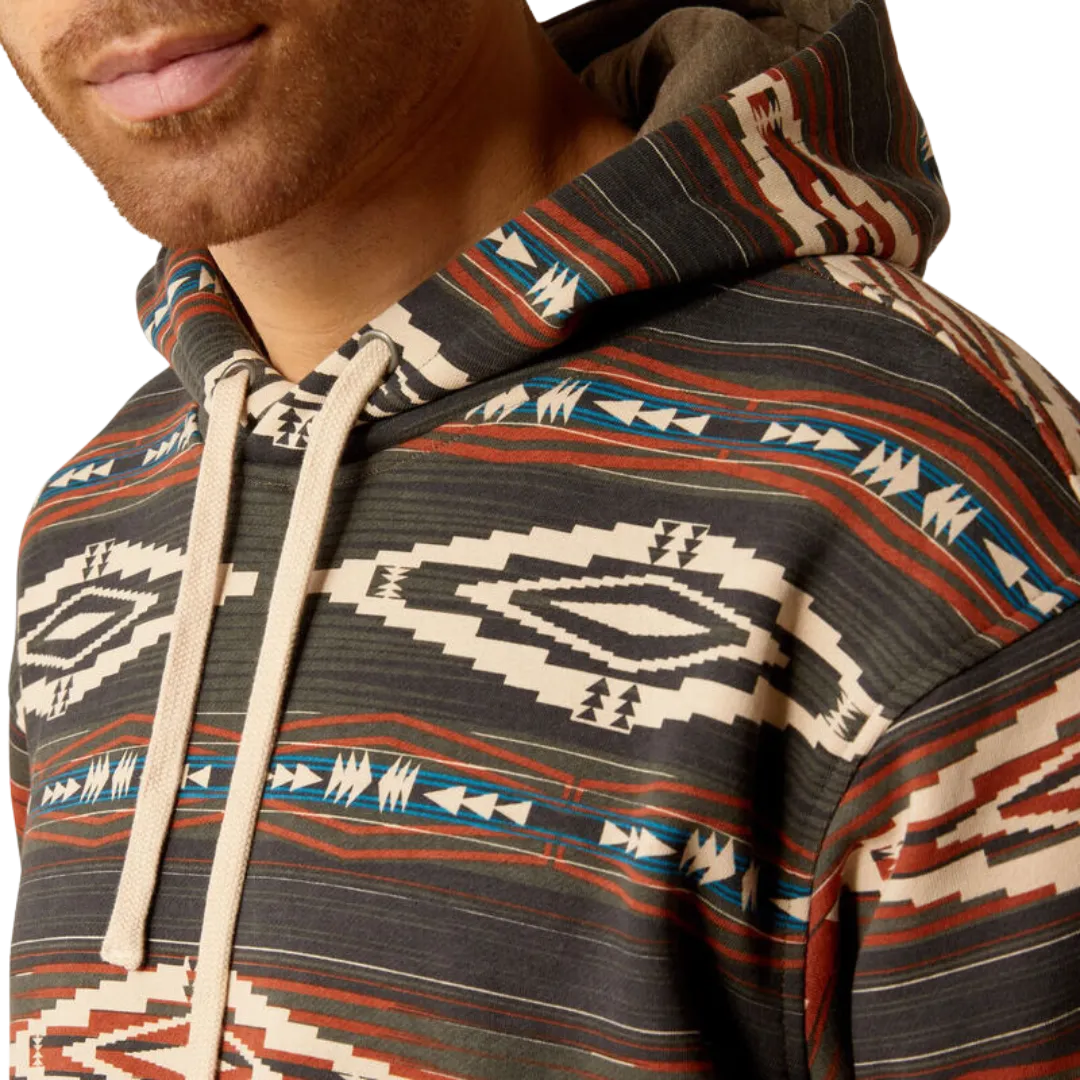 Ariat Men's Color Block Brindle Hoodie