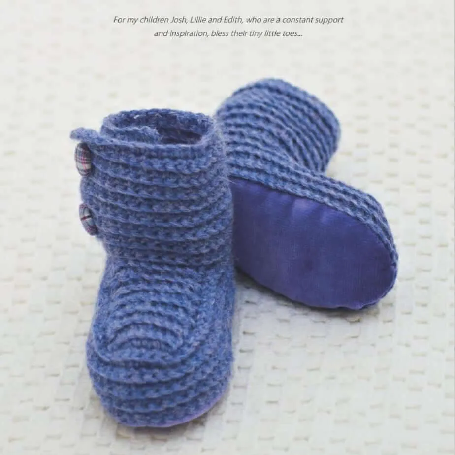 Baby Booties & Slippers: 30 Designs to Stitch, Knit & Crochet