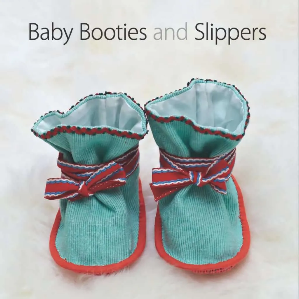 Baby Booties & Slippers: 30 Designs to Stitch, Knit & Crochet