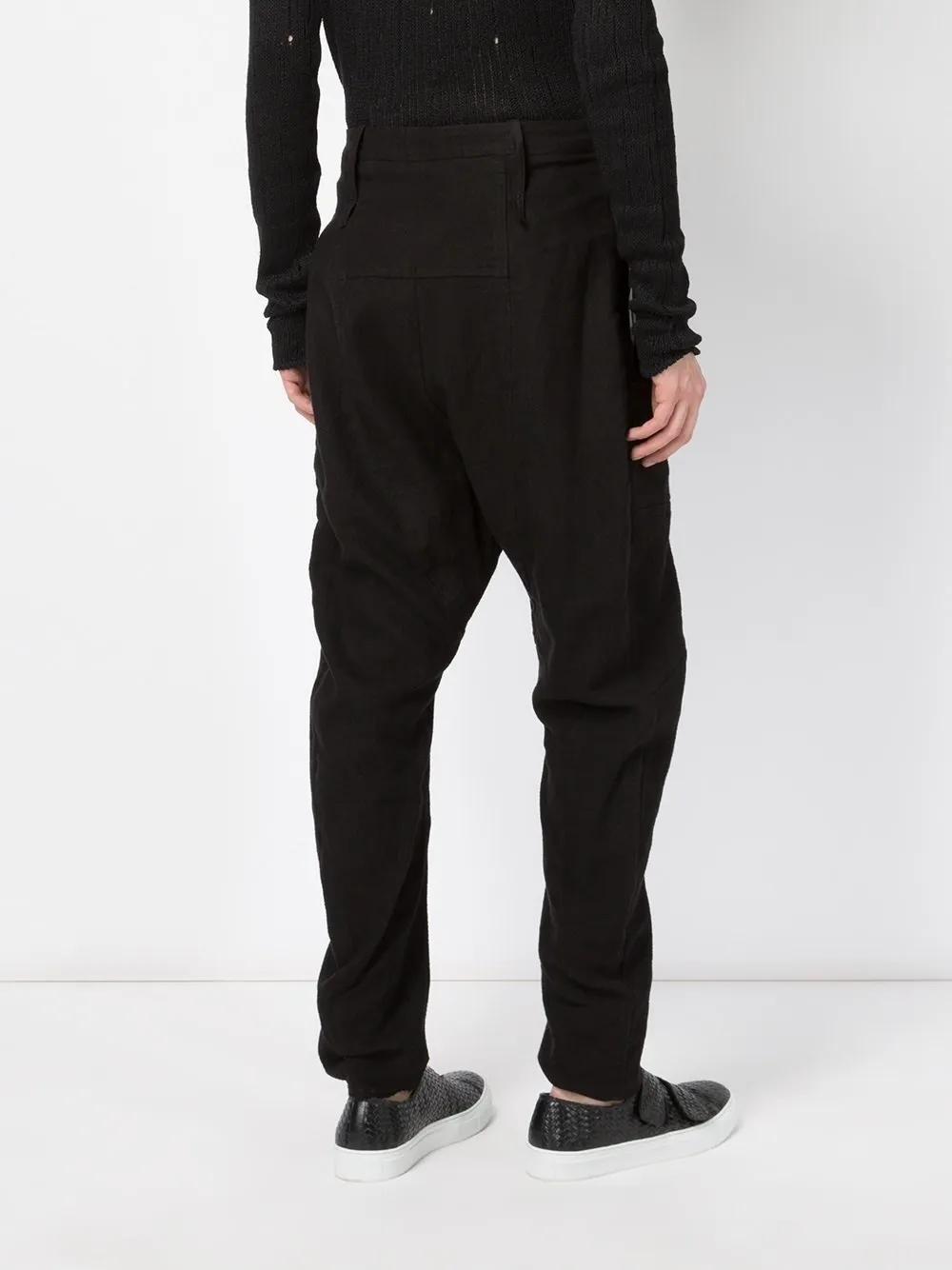 Black Hemp Over Pant