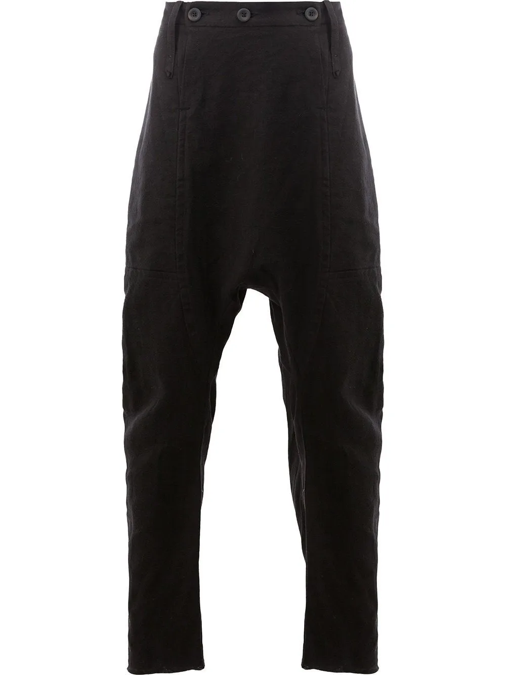 Black Hemp Over Pant