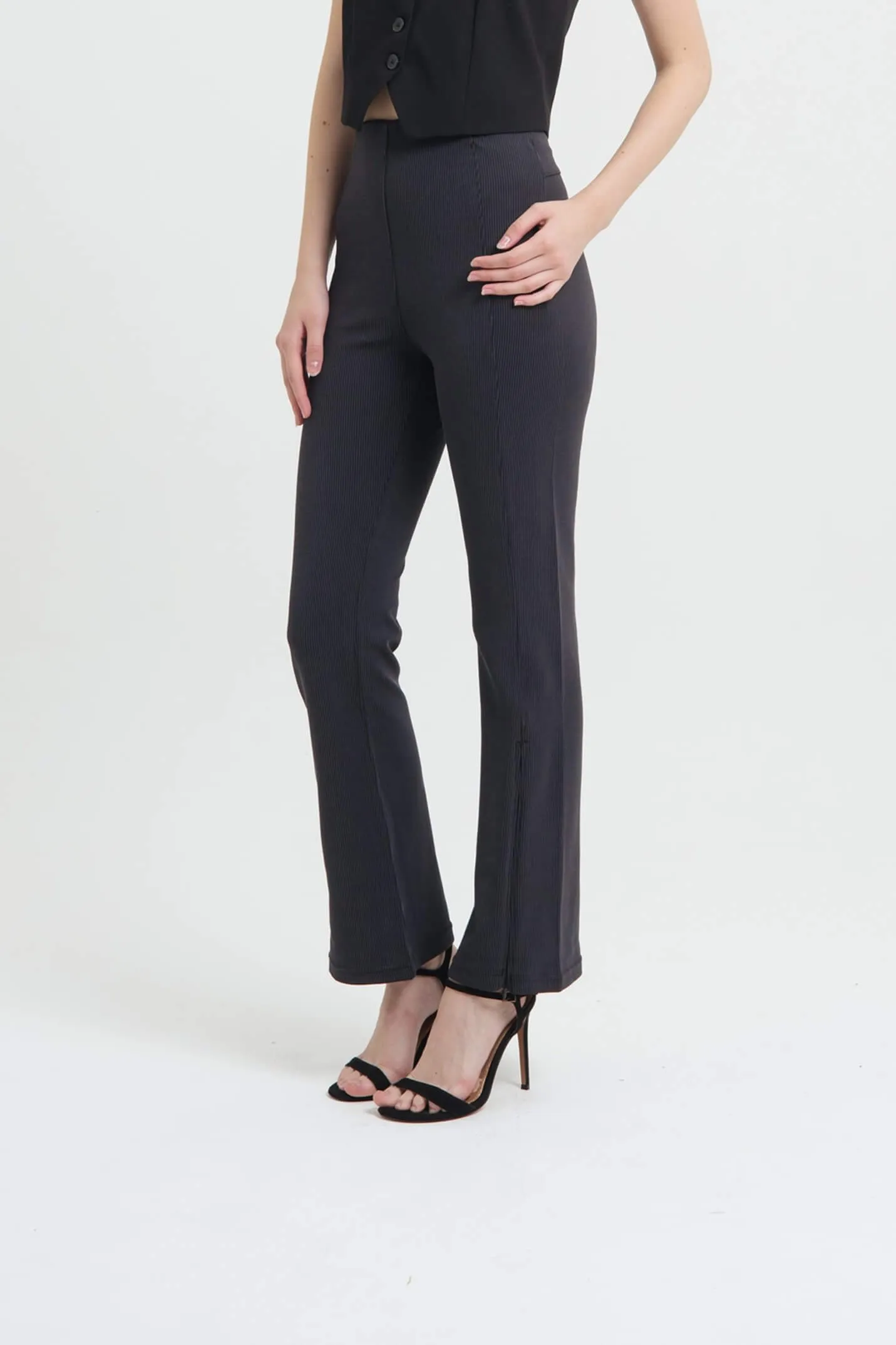 Black Luna Flare Pants