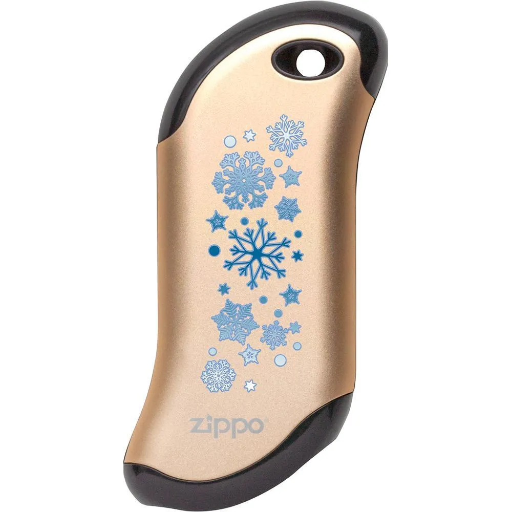 Blue Snowflakes: HeatBank<sup>®</sup> 9s Rechargeable Hand Warmer