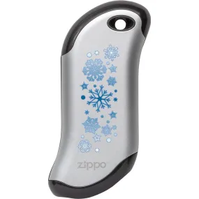 Blue Snowflakes: HeatBank<sup>®</sup> 9s Rechargeable Hand Warmer