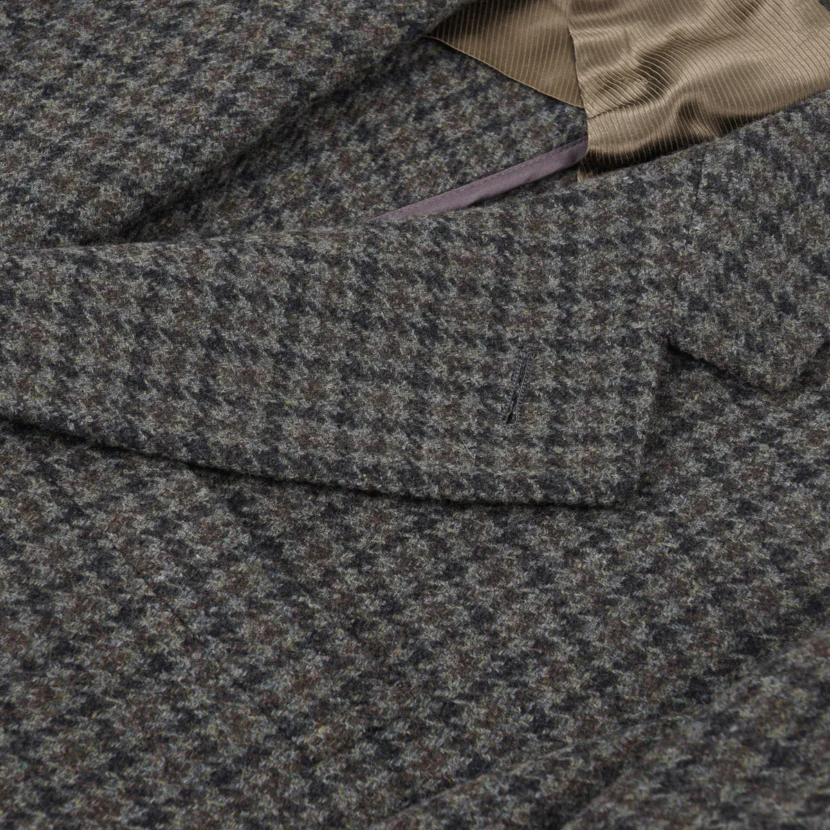 Boglioli Houndstooth Wool-Cashmere Overcoat