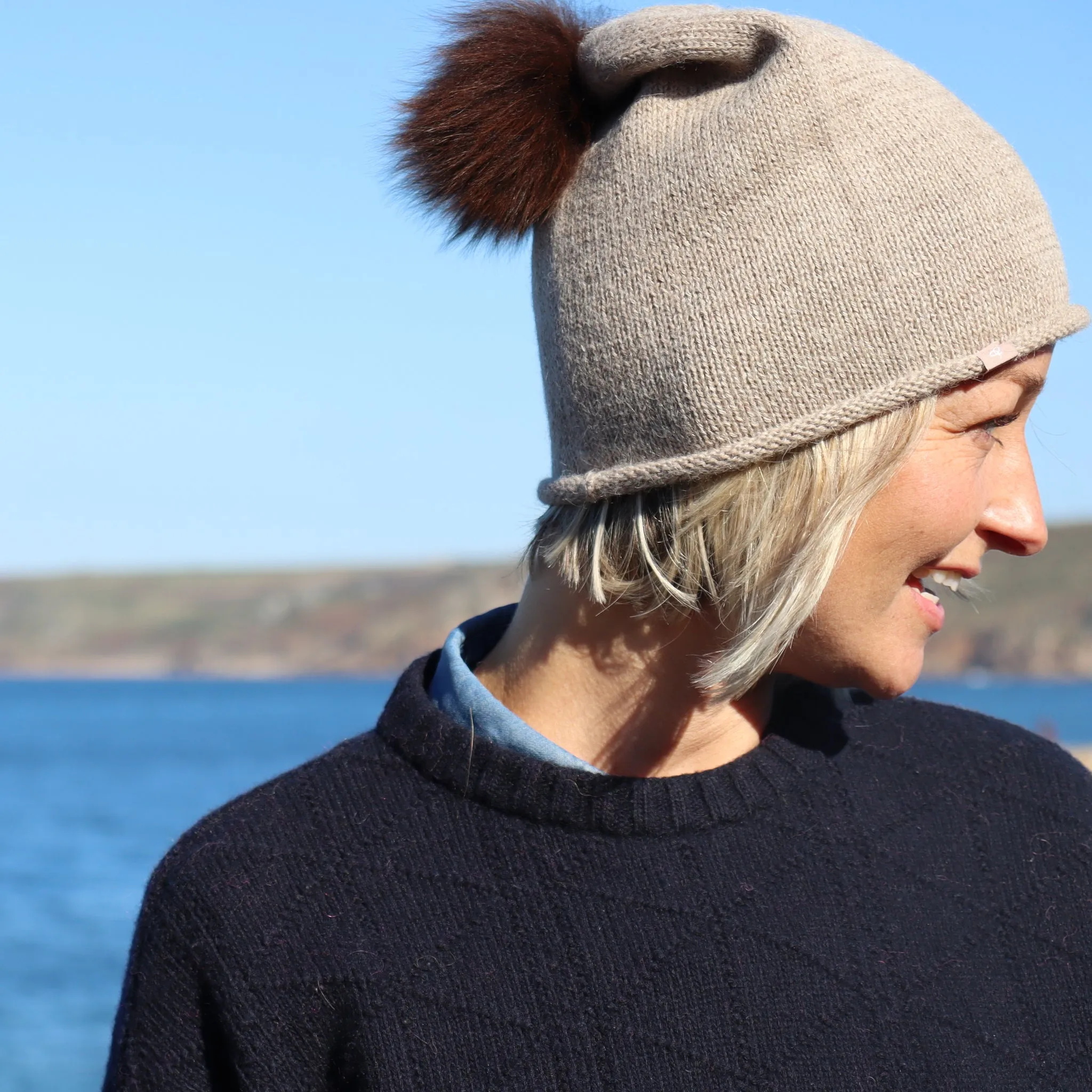 Brea Beanie in Alpaca Knit