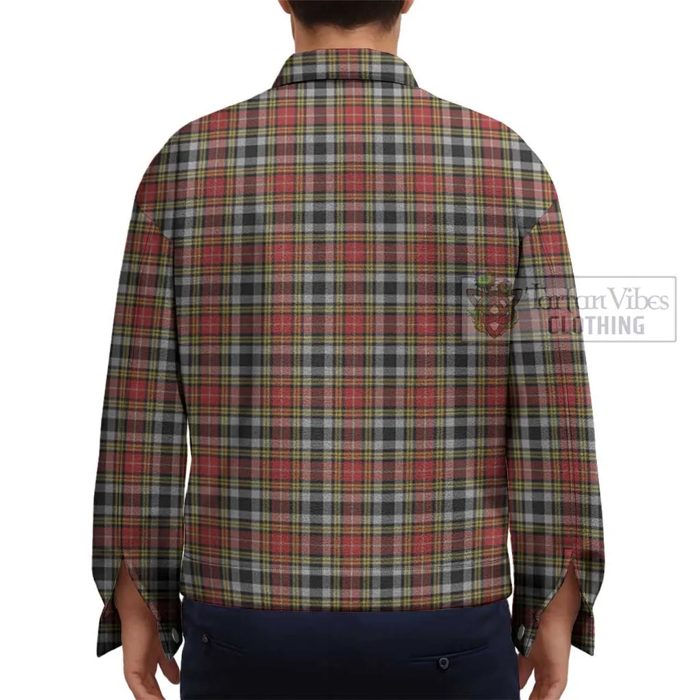 Buchanan Old Dress Tartan Unisex Lapel Cotton Jacket