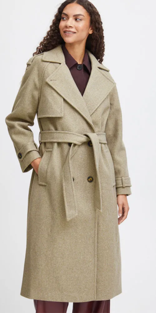 B.Young Trench Overcoat