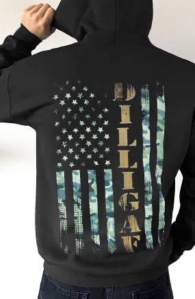 Camouflage Dilligaf Pullover Hoodie