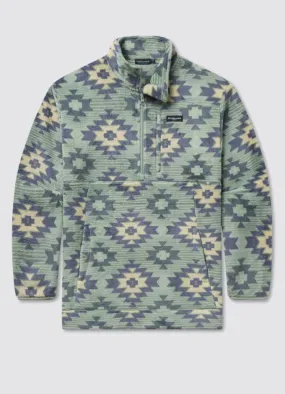 Cappadocia Printed Fleece in Slate/Sage by Southern Marsh