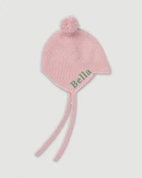 Cashmere Baby Bonnet in Pink