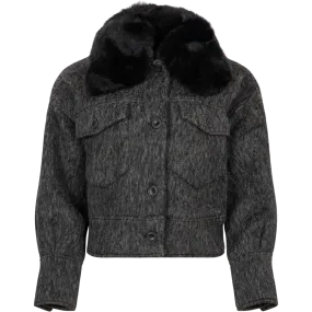 Charlie Jacket - Grey Mohair