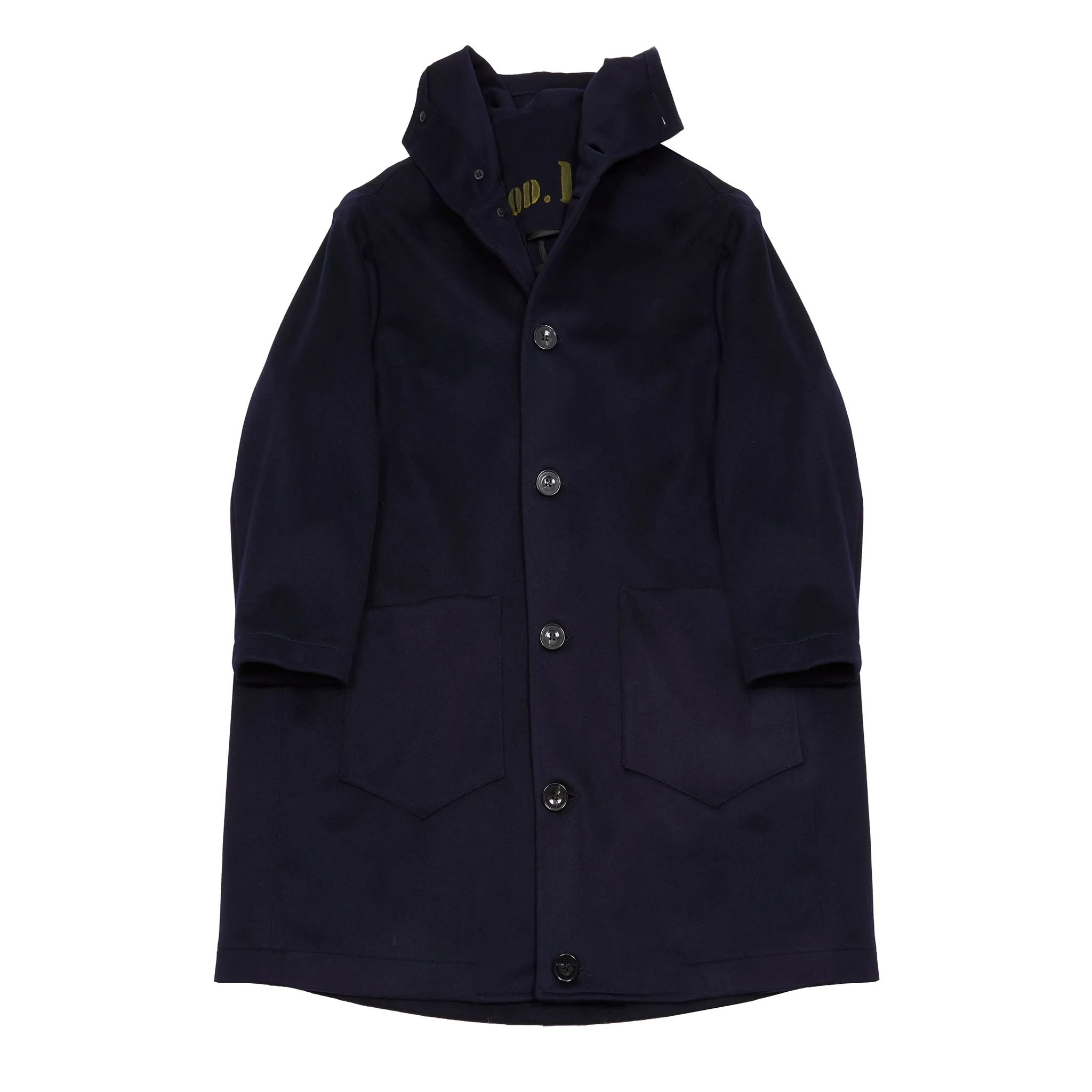 Cini Venezia Capospalla Unomeno Coat in Dark Blue