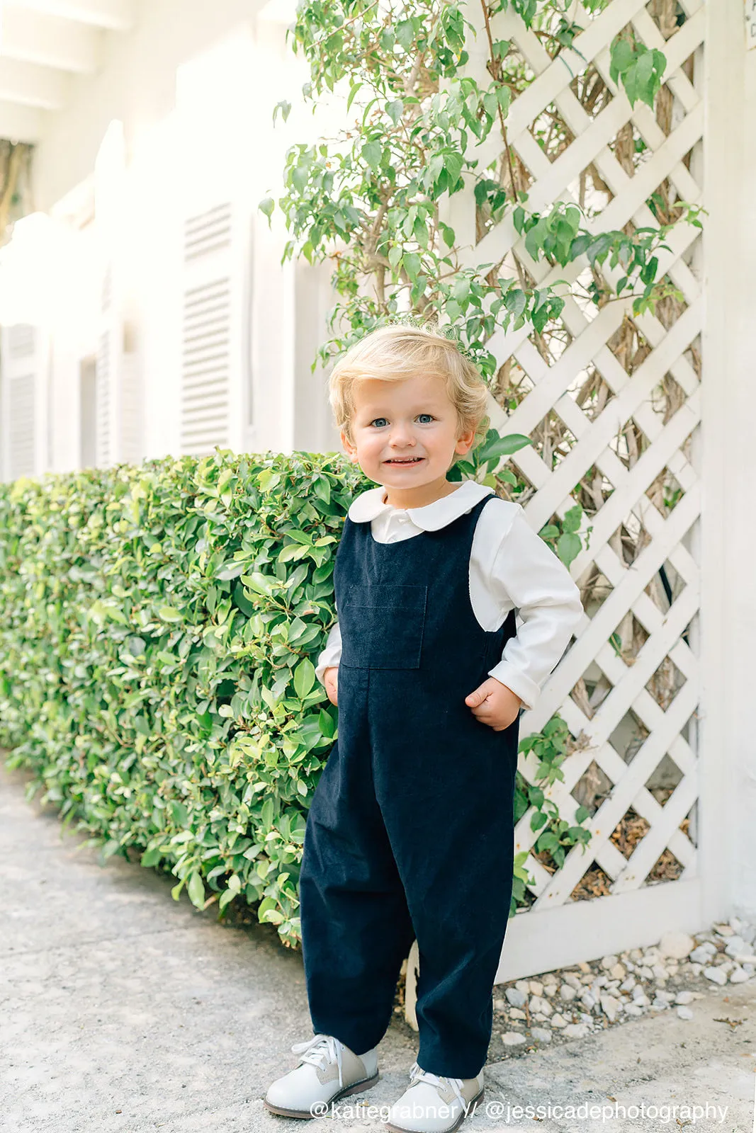 Corduroy Overall -- Navy