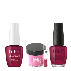 Cosmo 3in1 Dipping Powder   Gel Polish   Nail Lacquer (Matching OPI), 2oz, CJ08