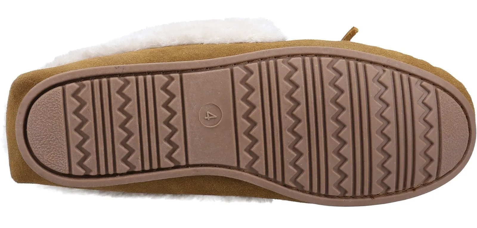 Cotswold Sopworth Womens Slip on Moccasin Slipper