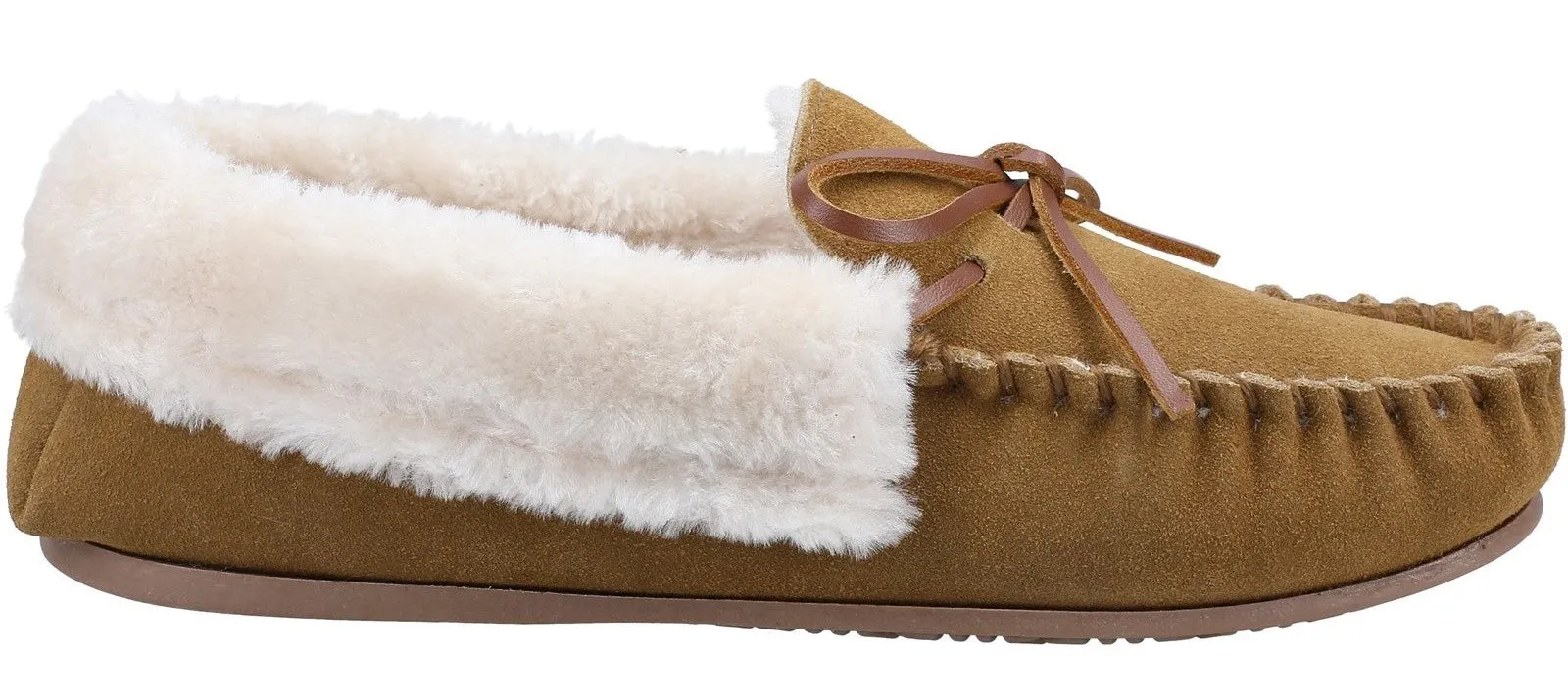 Cotswold Sopworth Womens Slip on Moccasin Slipper