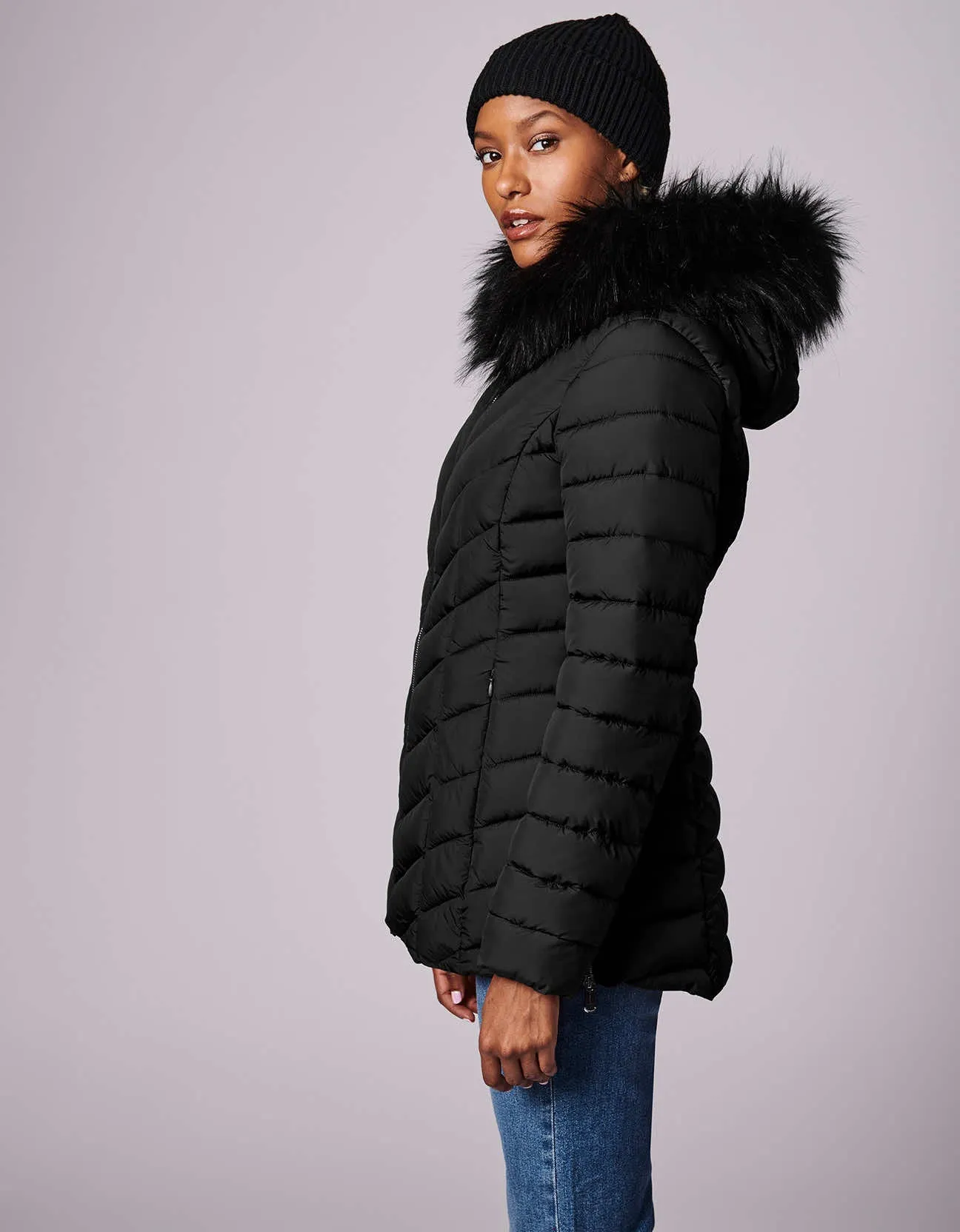 Denali Versatile Vegan Fur Puffer Jacket