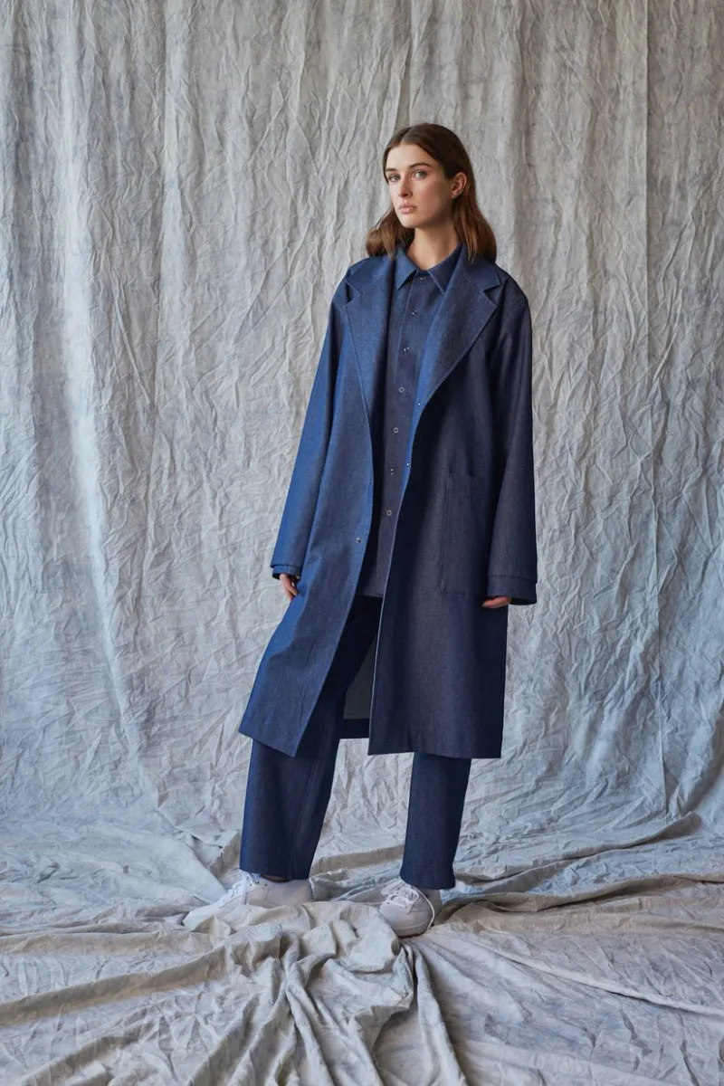 Devlyn van Loon Overcoat (Organic Denim)