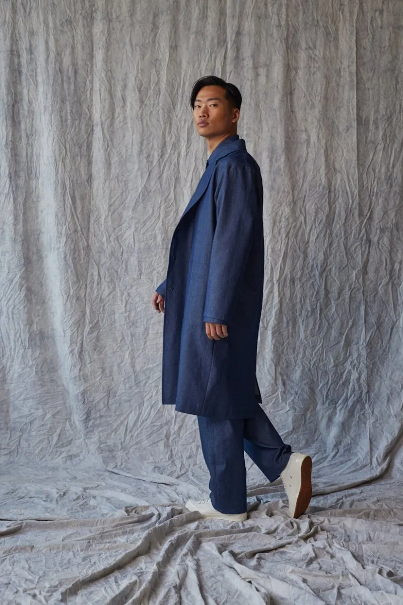 Devlyn van Loon Overcoat (Organic Denim)