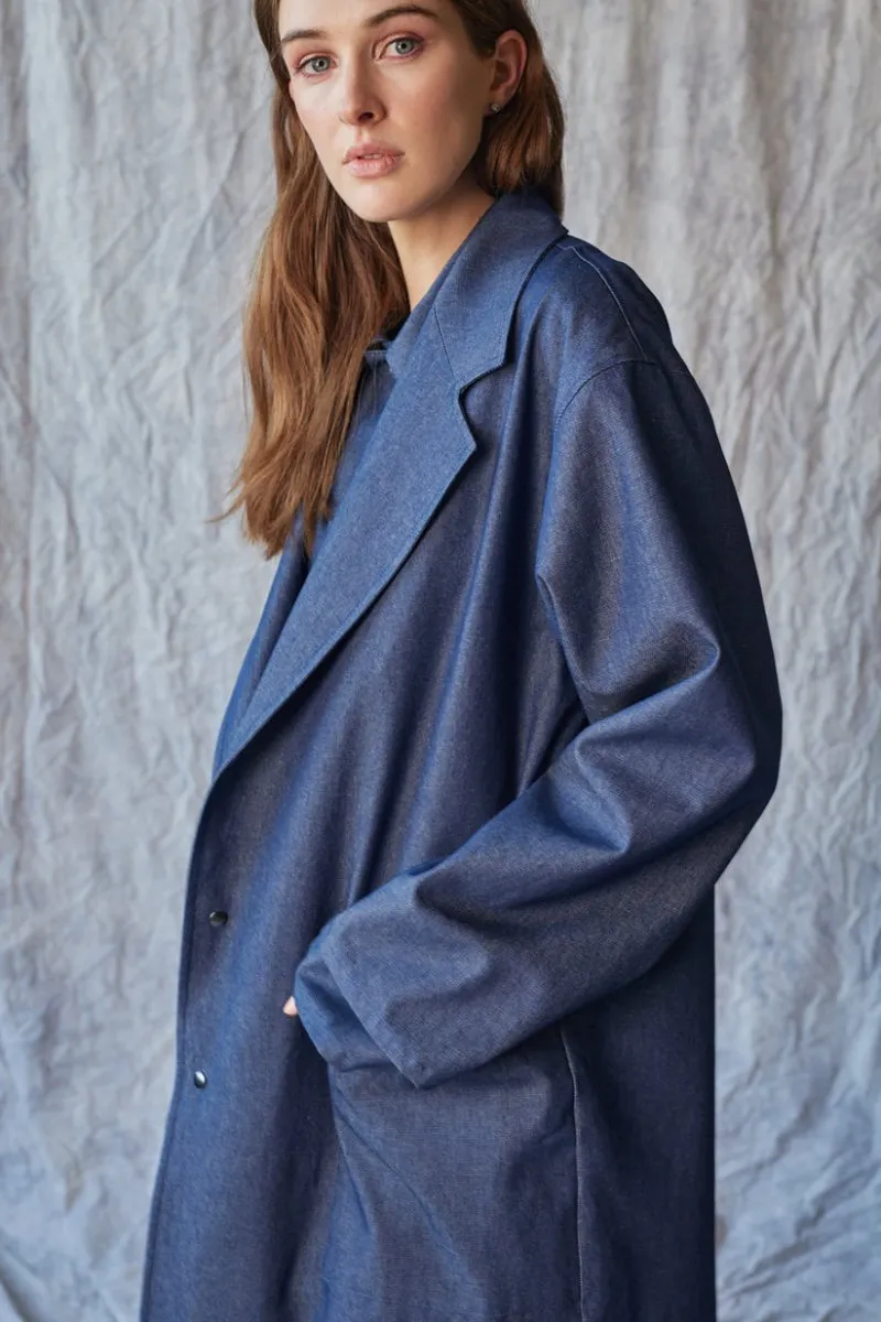 Devlyn van Loon Overcoat (Organic Denim)