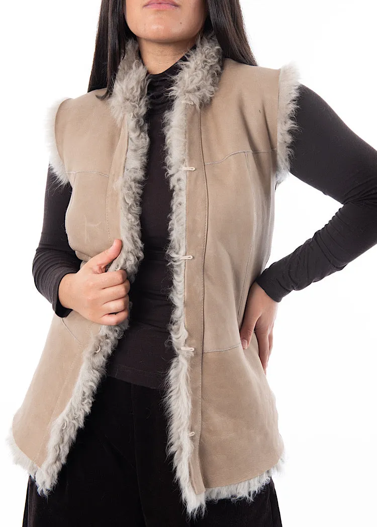 DOM GOOR SHEARLING GILET