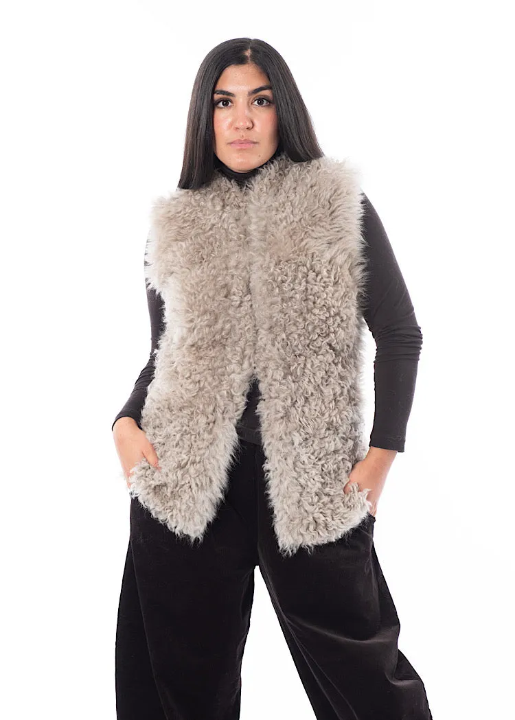 DOM GOOR SHEARLING GILET