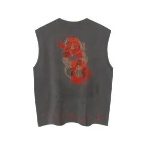 Dragon Totem Printed Waistcoat