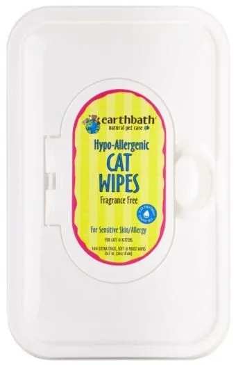 Earthbath Cat Wipes Fragrance Free