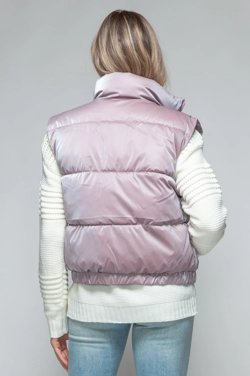 Fine Fur Lining Quilted Vest