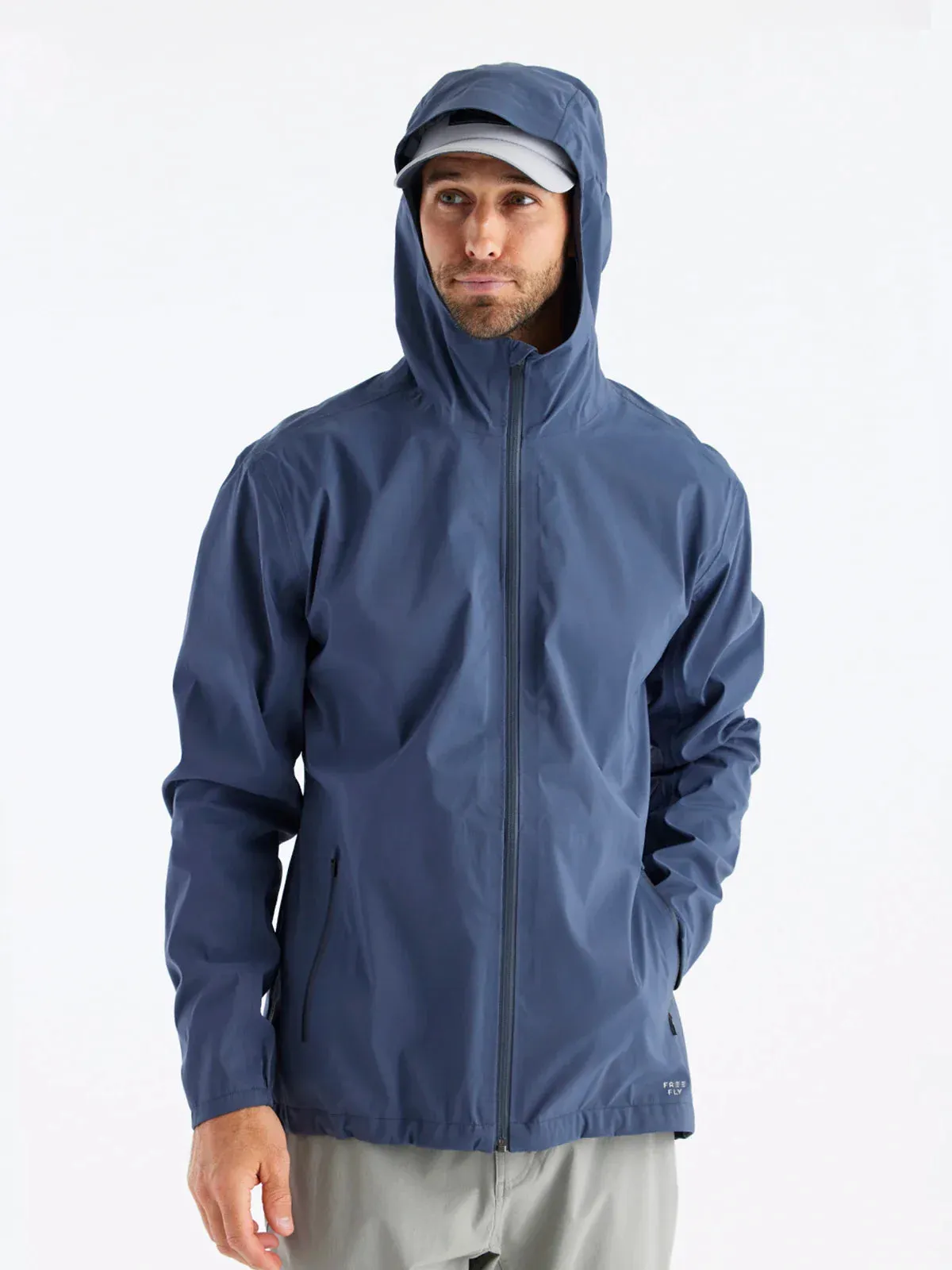 Free Fly Men's Cloudshield Rain Jacket in Storm Cloud