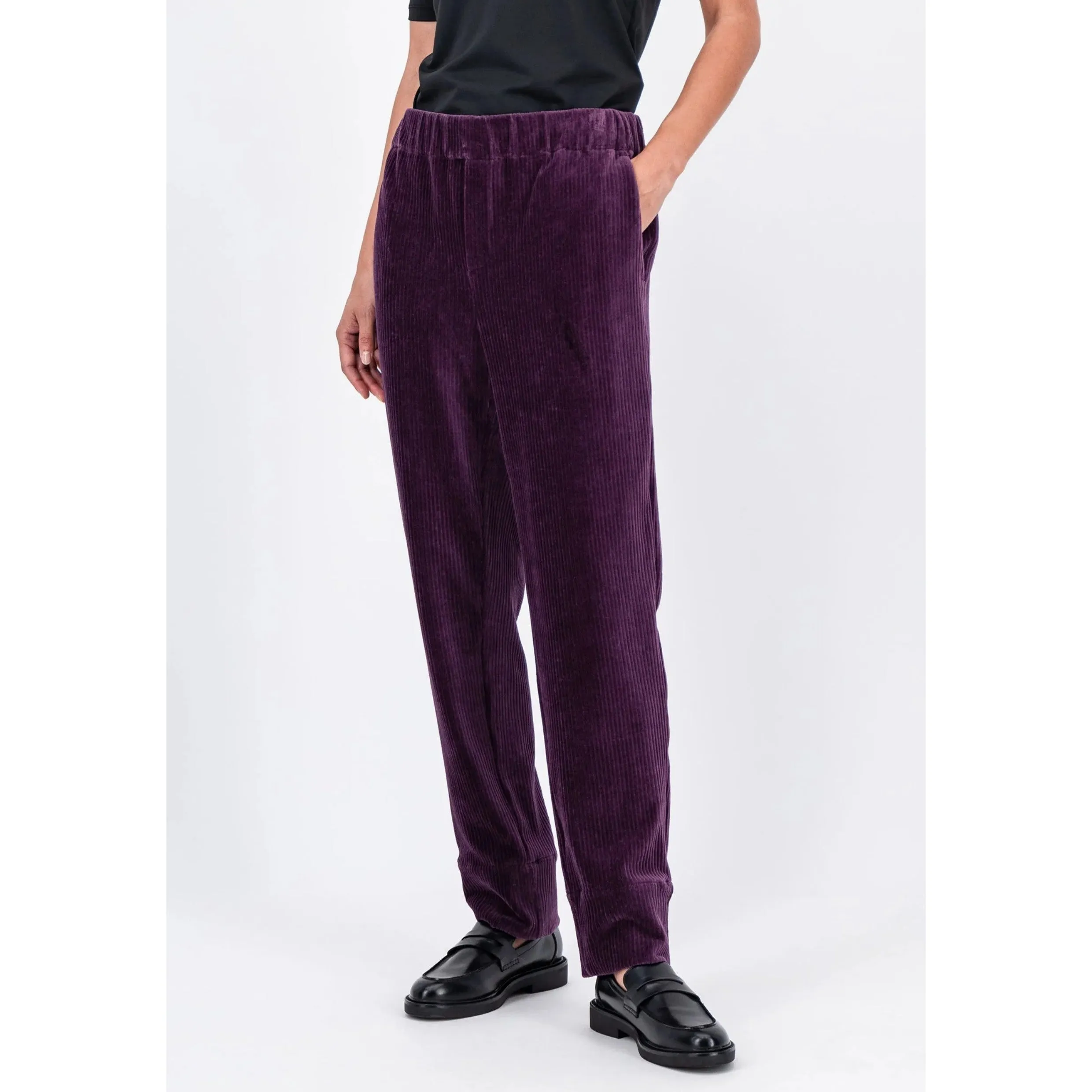 Fynch-Hatton Corduroy Jogger in Modern Plum 24144002