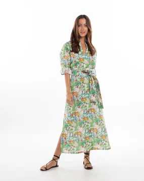 Gaby Shirt Dress. Jungle