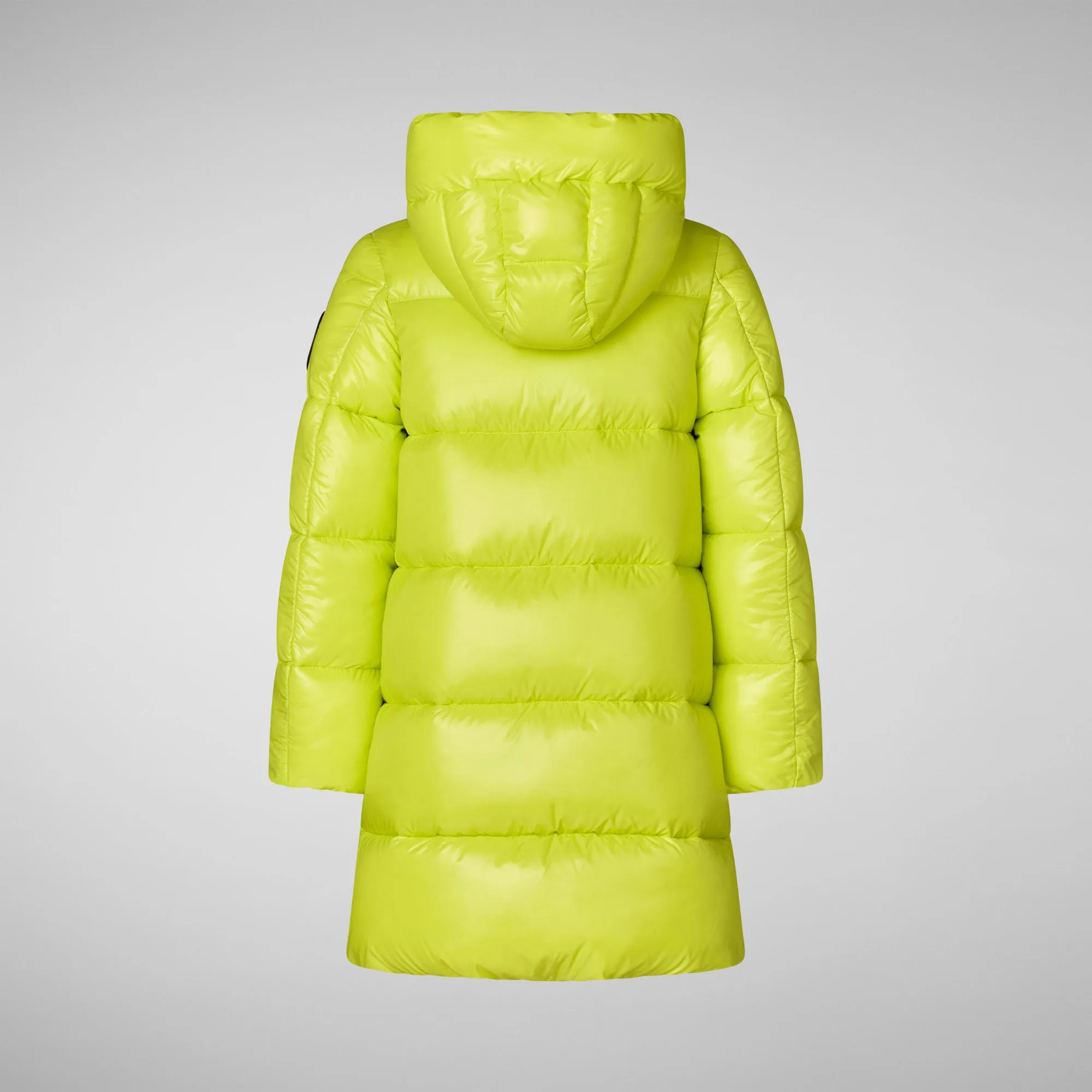 Girls' animal free Puffer jacket Millie in lichen green