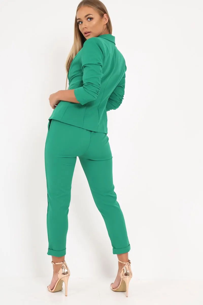 Green Blazer and Trousers Co-Ord - Rossie