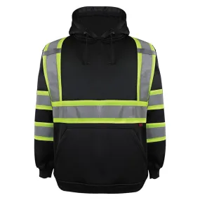 GSS Safety Non-ANSI Black Pullover High Visibility Sweatshirt