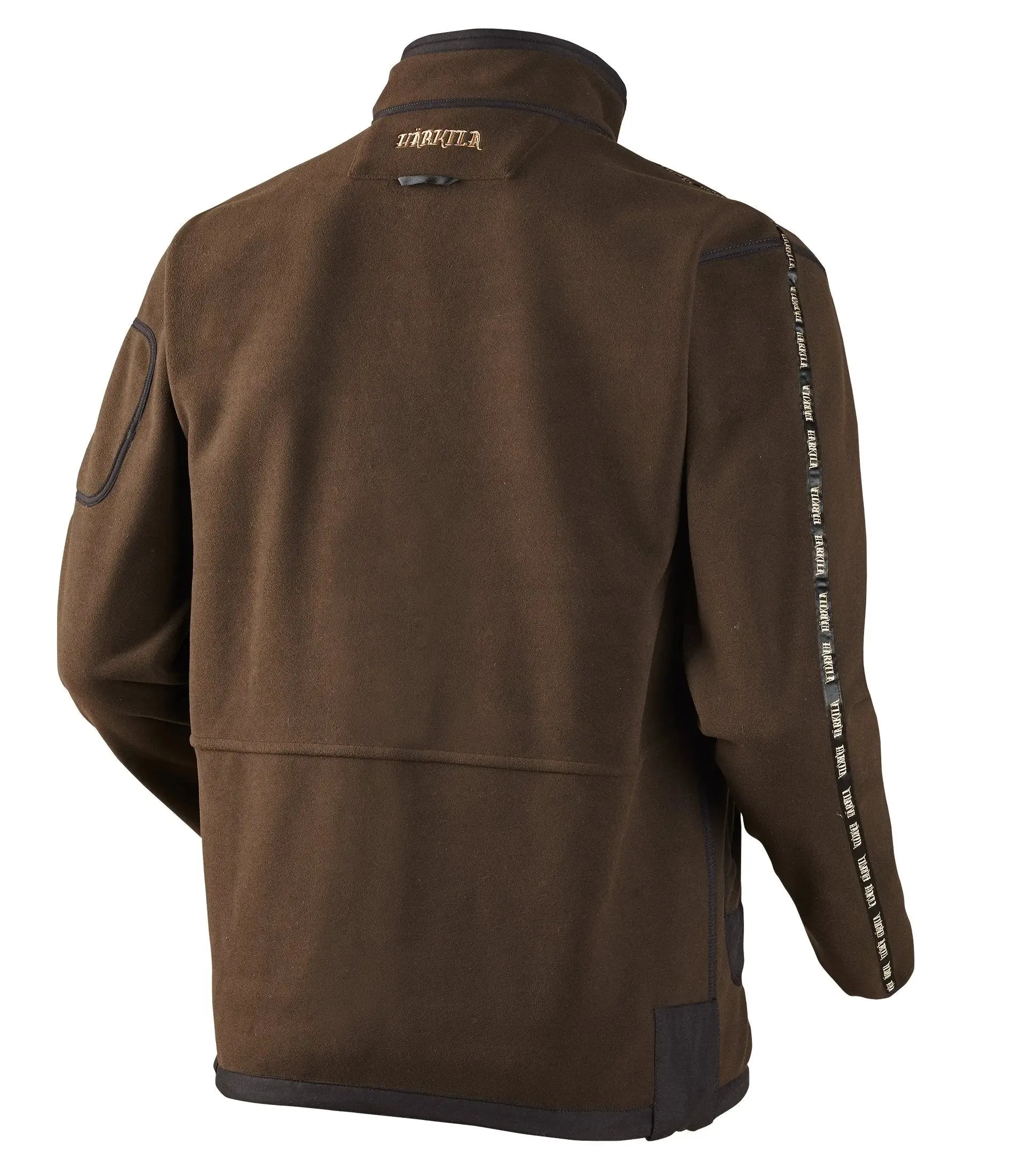 HARKILA Kamko Fleece - Mens Reversible Windstopper - Brown / Red