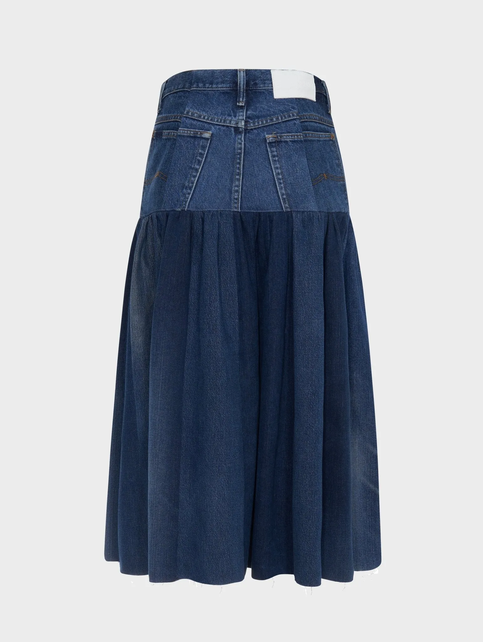 Harvard Denim Skirt Dark Blue