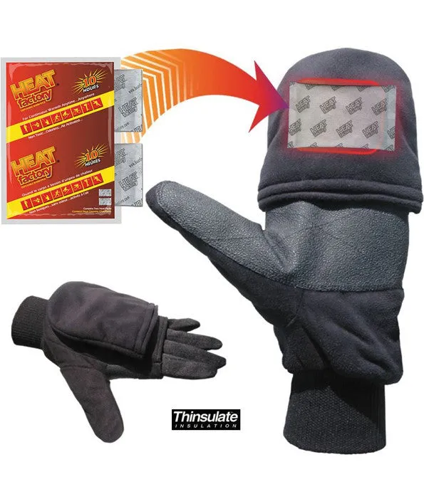 Heated Pop-Top Mittens