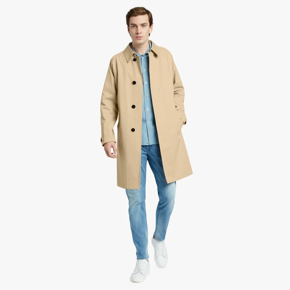 HENRY SARTORIAL X SEALUP Raglan Raincoat BEIGE REG